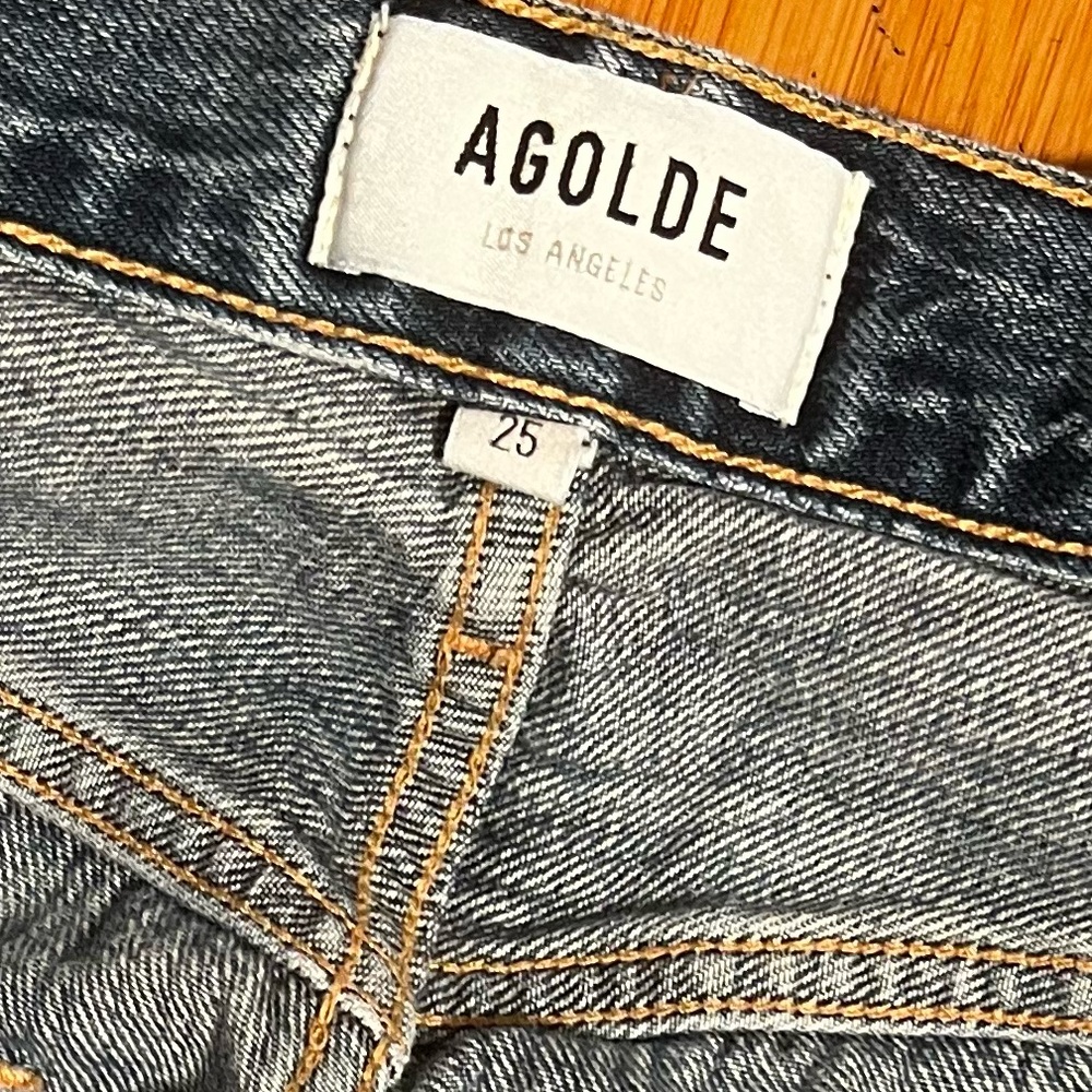 Agolde Riley High Rise Jeans Size 25 - Picture 11 of 16